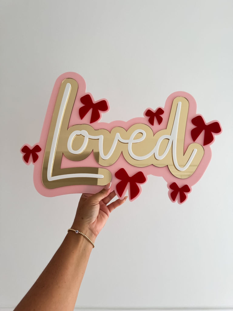 Triple Layer Acrylic Name Signs